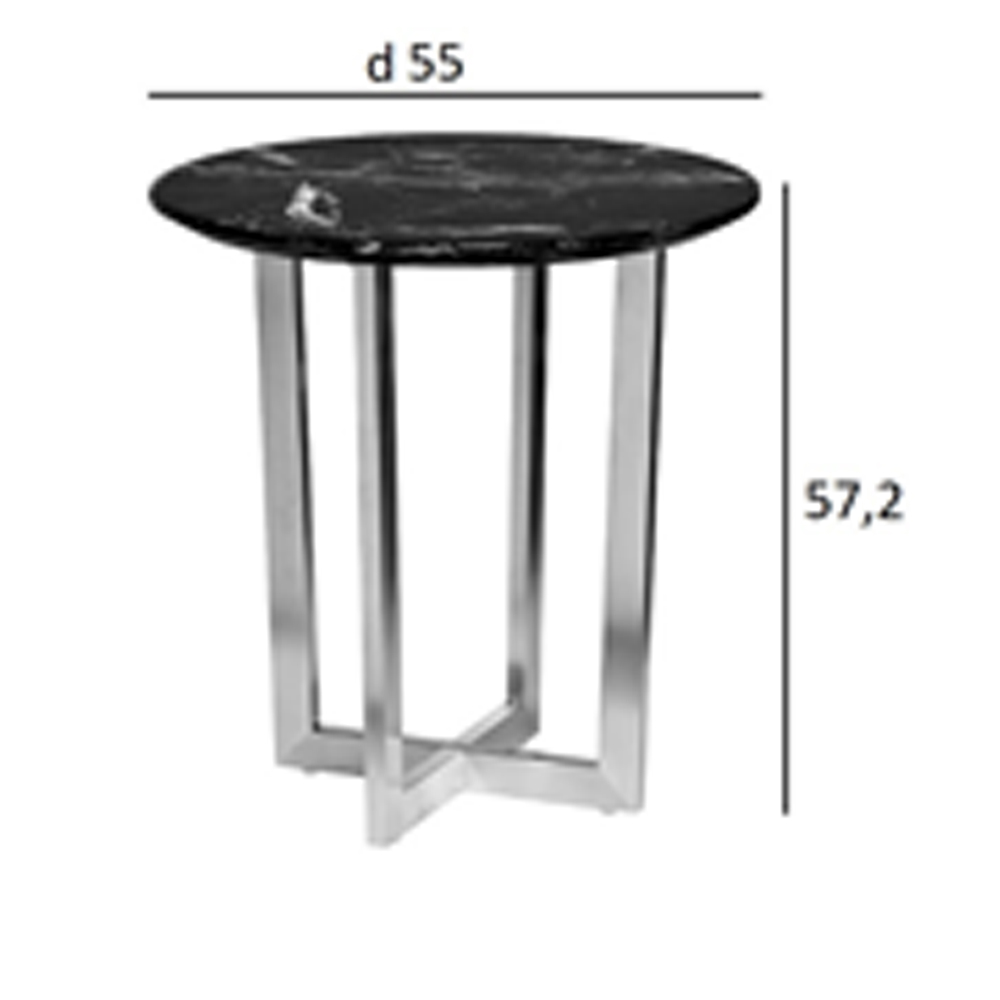 Столик журнальный круглый с белый столешницей Marsali Coffee Table Столик журнальный круглый с белый столешницей Marsali Coffee Table в Москве