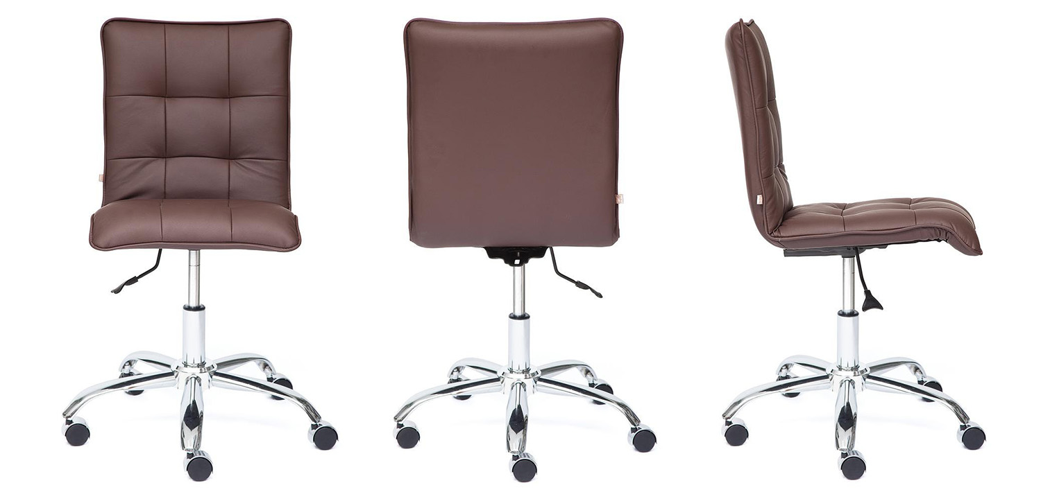 Кресло Deborah eco-leather brown - фото