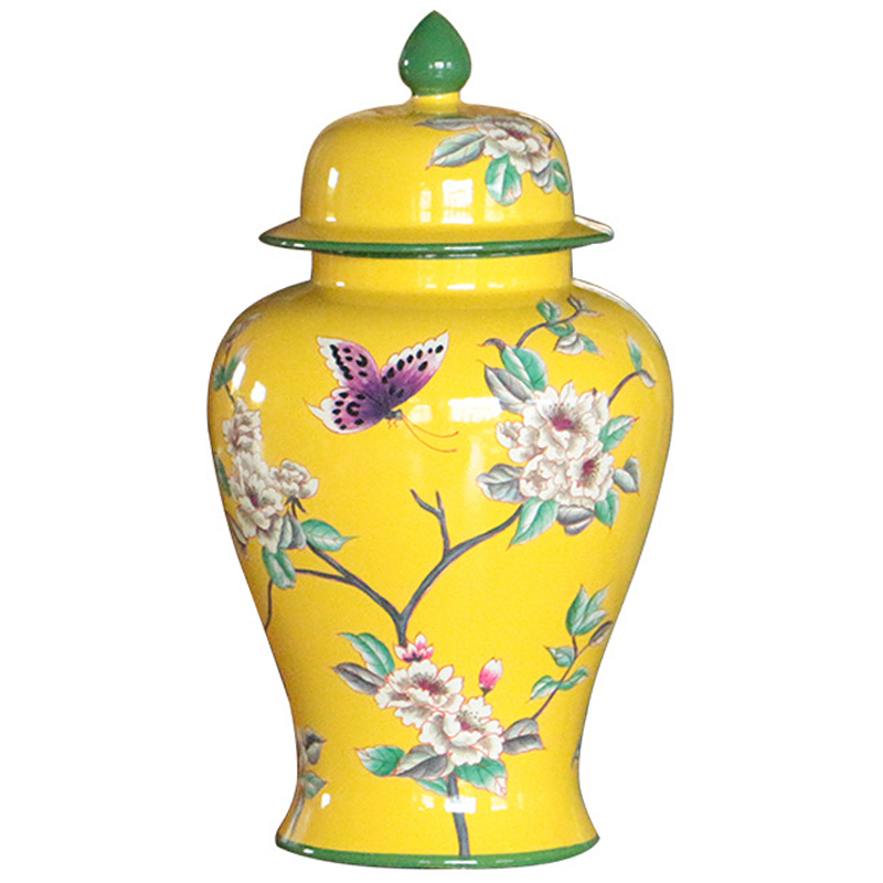    Porcelain Yellow Garden Vase     | Loft Concept 