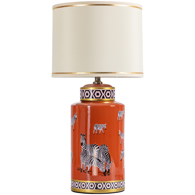   Zebra Orange Lampshade  -     | Loft Concept 