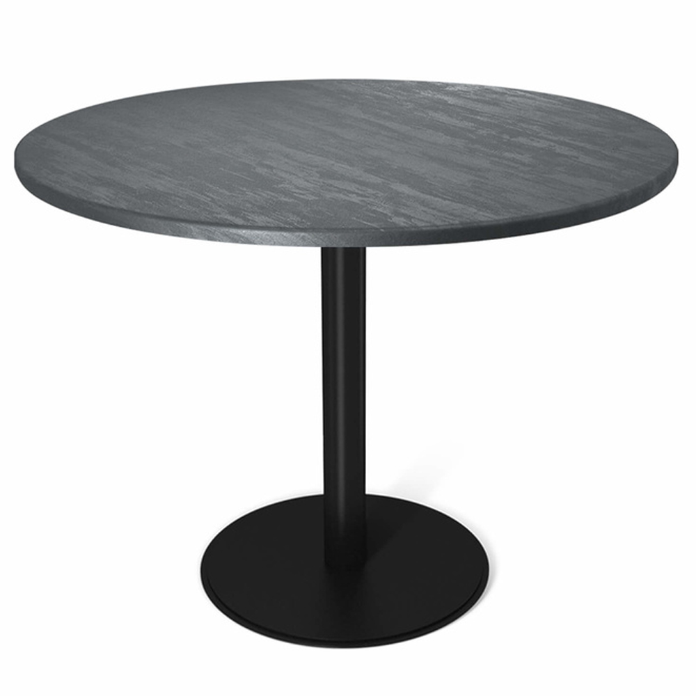 

Стол обеденный с круглой столешницей черного цвета Harris Collection