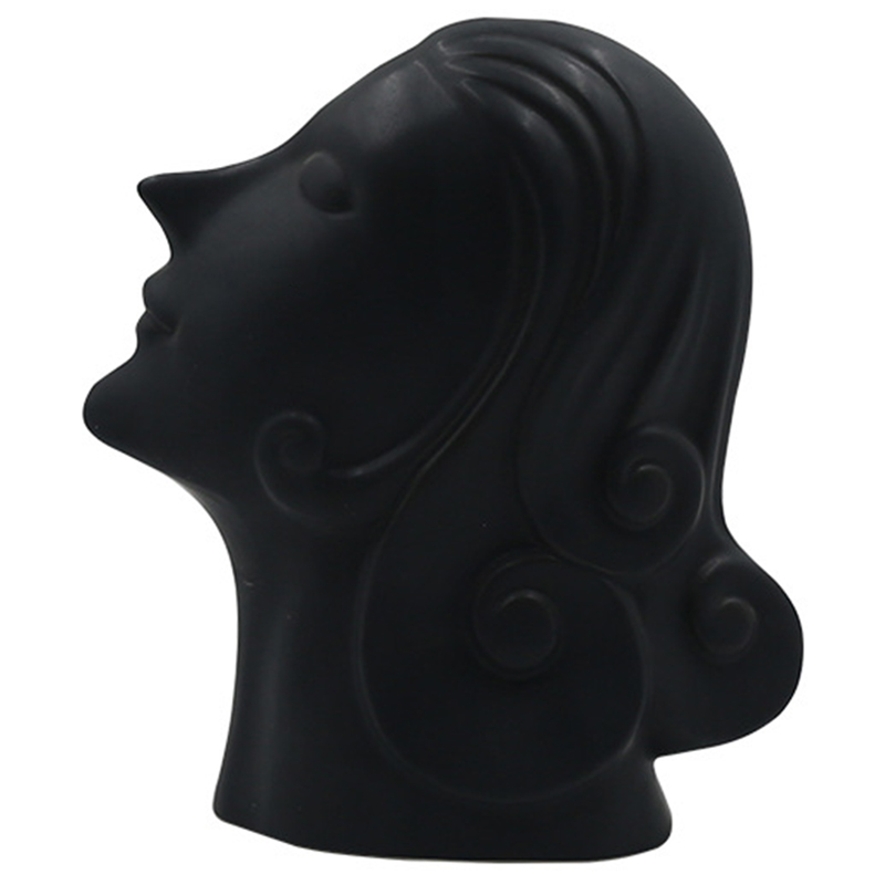  Side Profile Black Statuette    | Loft Concept 
