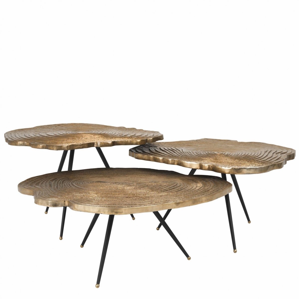 Набор столиков Eichholtz Coffee Table Quercus Set of 3