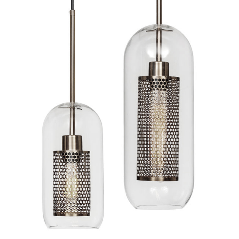 Perforation  Pendant Lamp Nickel Oval      | Loft Concept 