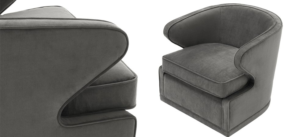 Кресло Eichholtz Chair Dorset Grey Кресло Eichholtz Chair Dorset Grey - Loft-Concept