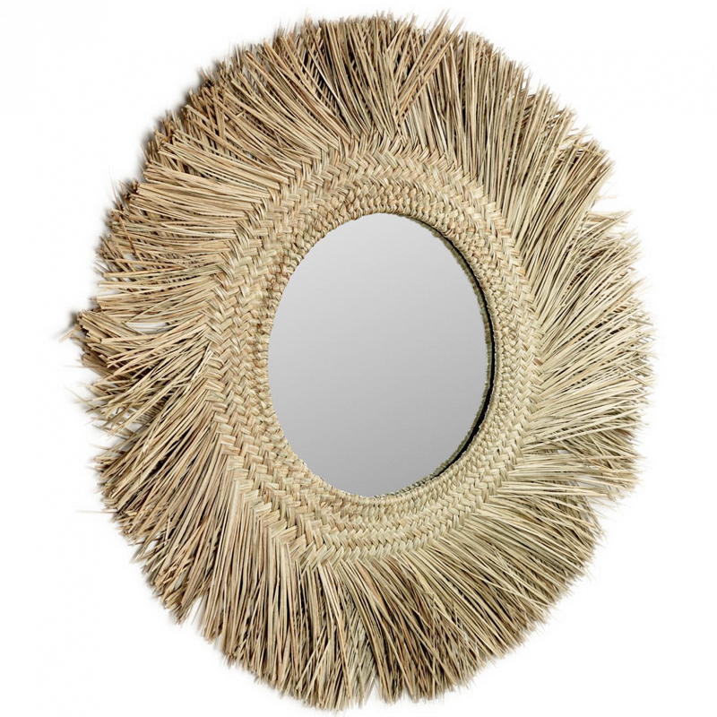 

Зеркало сплетенное вручную Handmade Mirror Light Safari