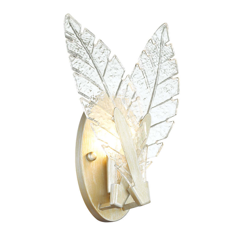  Glass Petals Sconce   (Transparent)   | Loft Concept 
