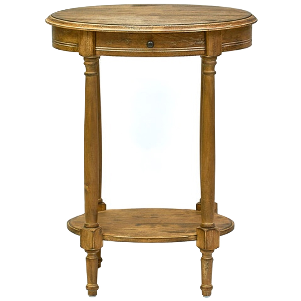 

Деревянный овальный кофейный стол Margery Provence Coffee Table