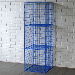 Стеллаж Carney Blue Industrial Metal Rust Rack