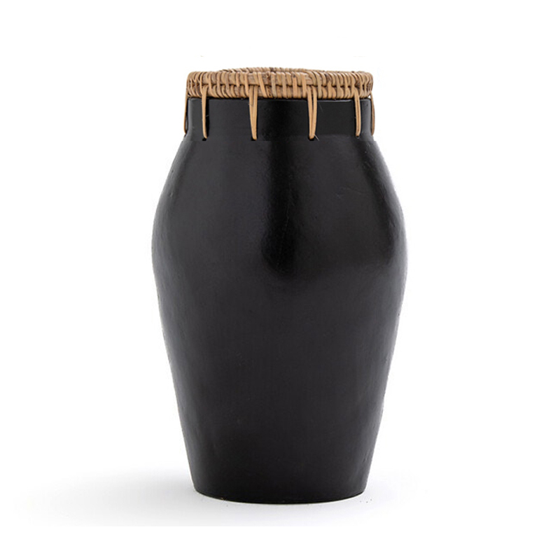  Ceramic Vase & Rattan D15    | Loft Concept 