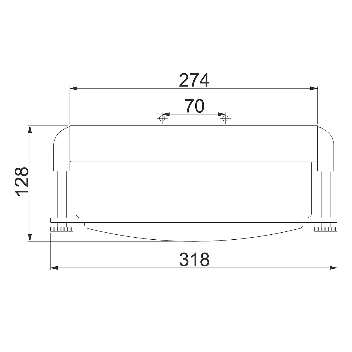 Потолочный светильник для ванных комнат цвета никель с плафоном из опалового стекла и декоративными держателями Hinkley в Москве