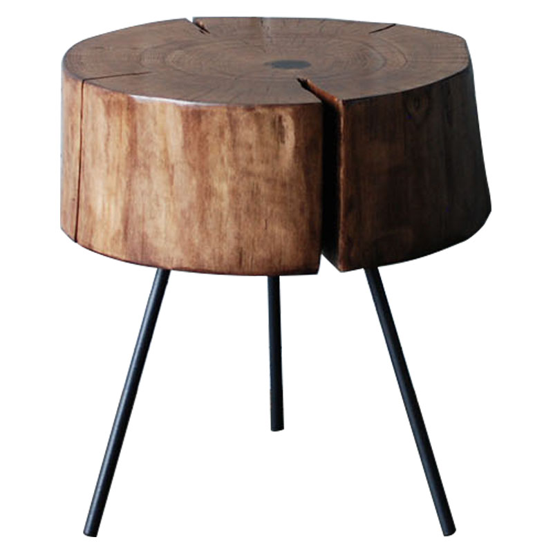   Munro Industrial Metal Rust Side Table     | Loft Concept 