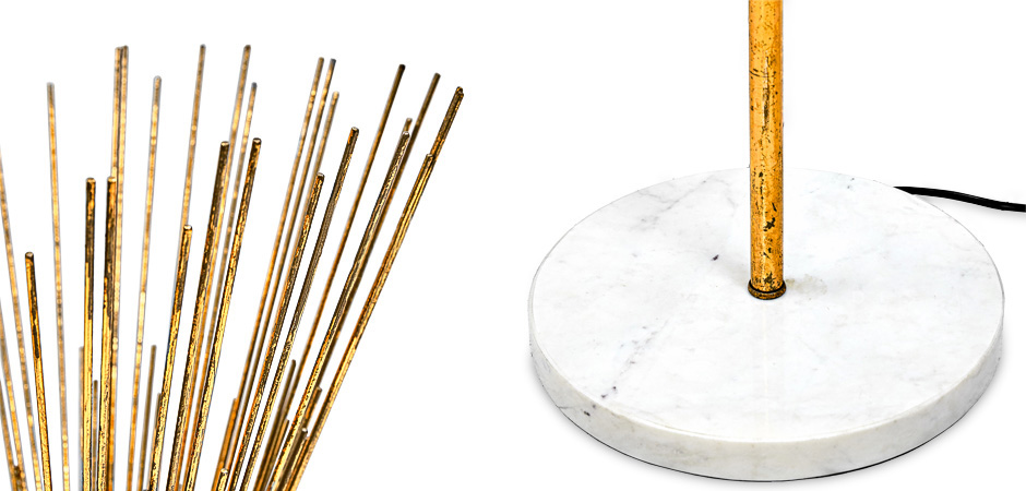 Напольная лампа Kelly Wearstler Strada Narrow Floor lamp Gold Напольная лампа Kelly Wearstler Strada Narrow Floor lamp Gold - Loft-Concept в Москве
