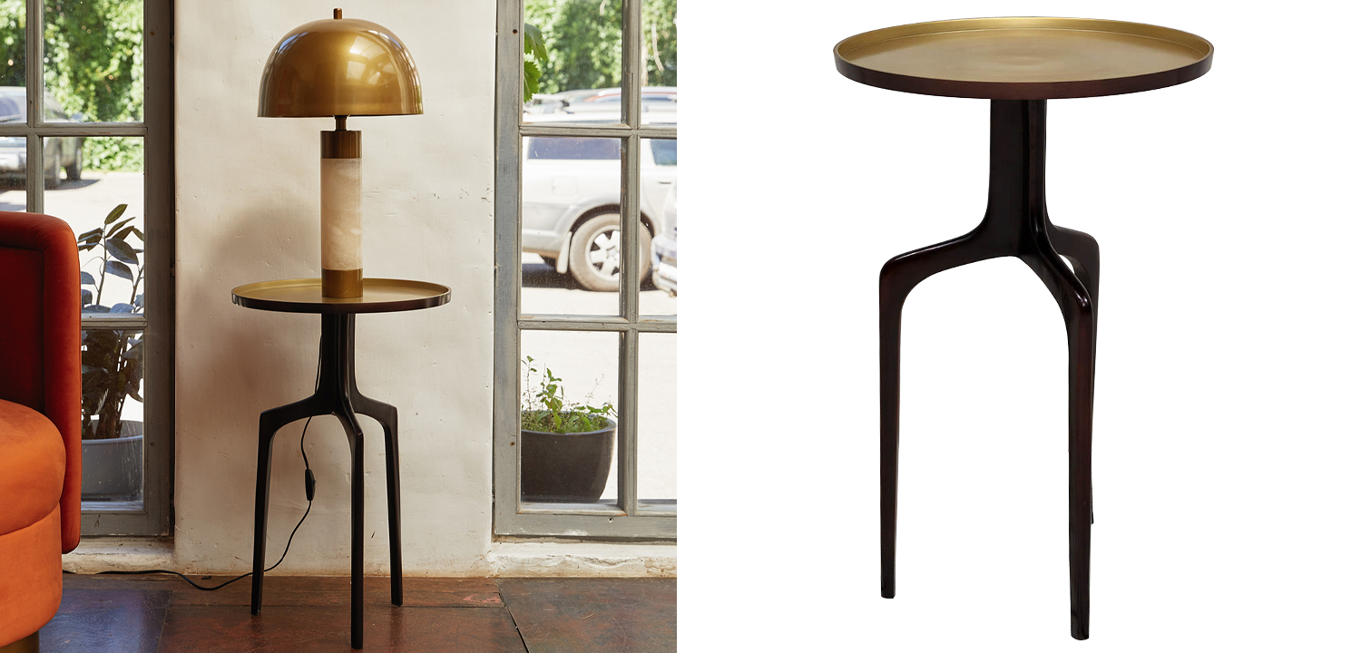 Приставной столик на трёх ножках Jose Tripod Coffee Table по цене 36 ...