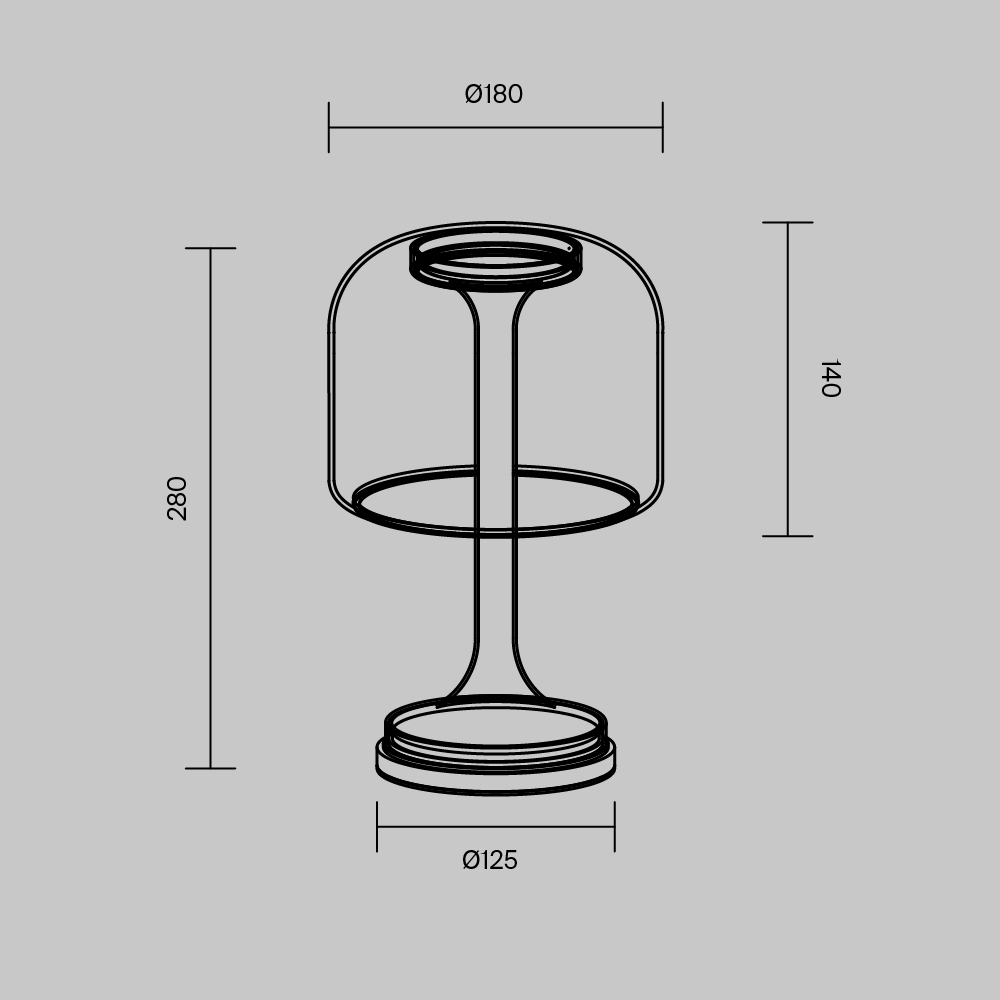 Настольный светильник Spirito 3000К 13Вт в Москве