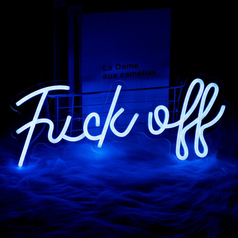   Fuck Off Neon Wall Lamp     | Loft Concept 