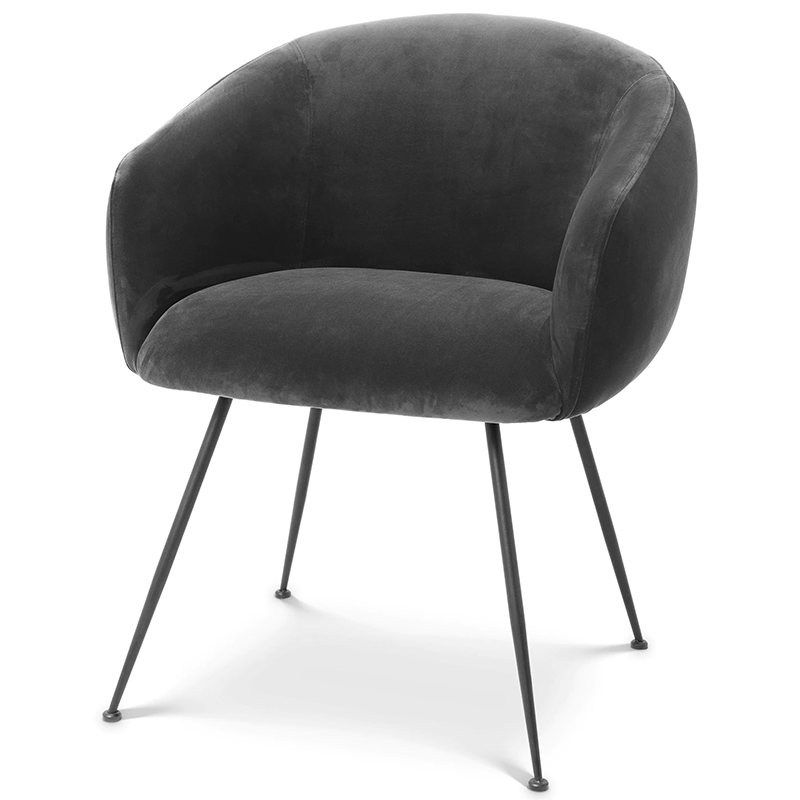 Eichholtz Dining Chair Elbury Dark Grey     | Loft Concept 