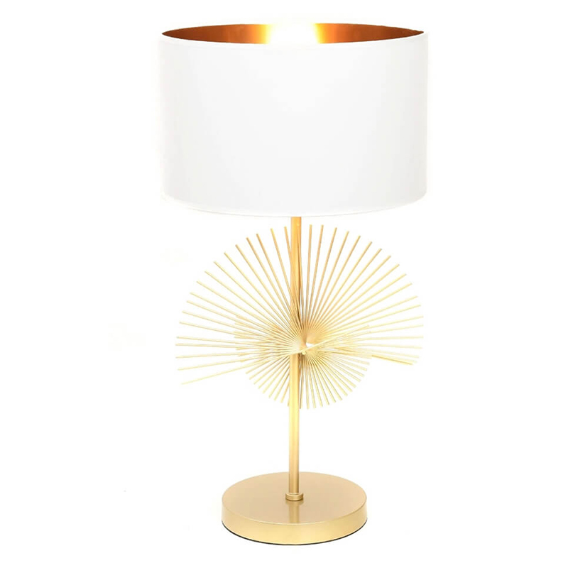 Настольная лампа Genoveva Table lamp white Белый Золотой в Москве | Loft Concept 