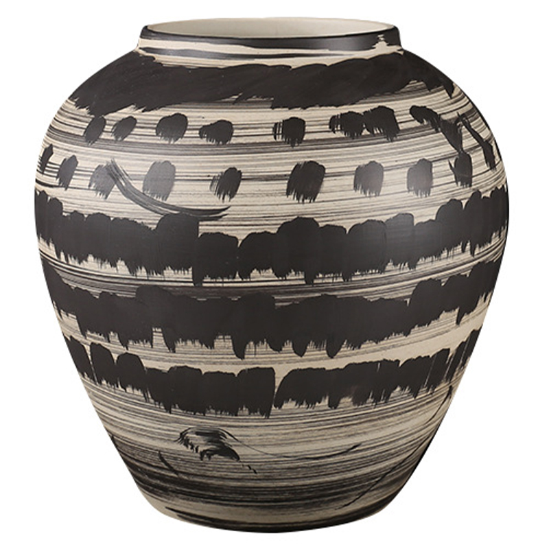  Kamaria Beige Black Vase     | Loft Concept 