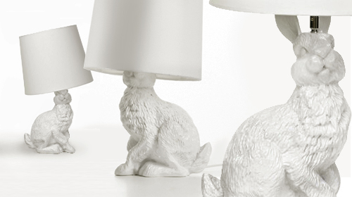 Настольная лампа кролик