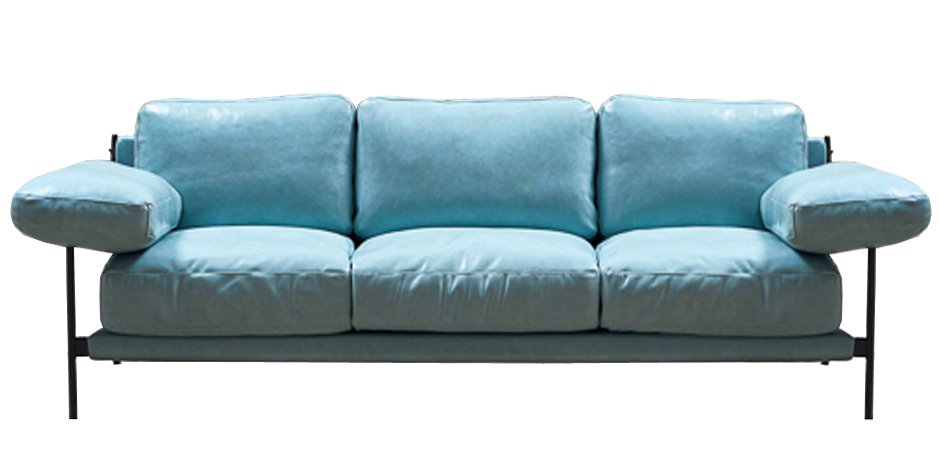 Диван Light blue Vintage Sofa - фото