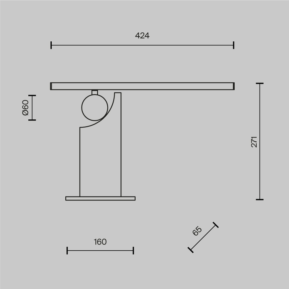 Настольный светильник Monumento 3000К 9Вт в Москве