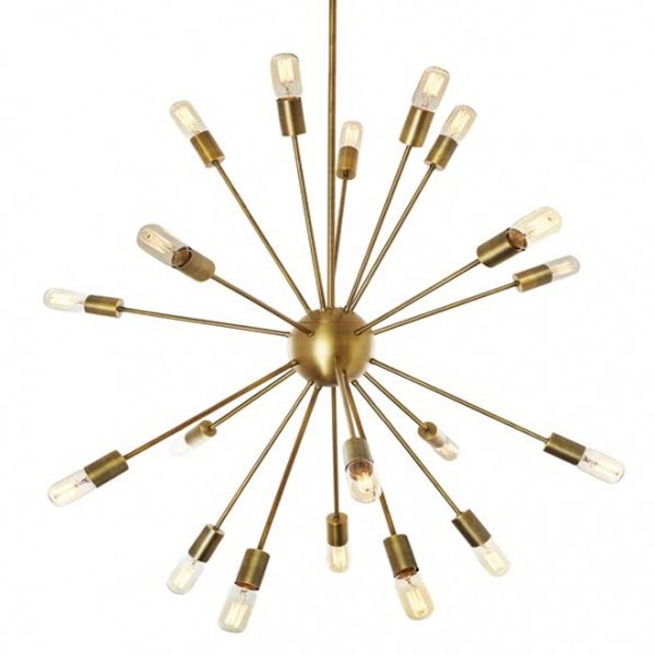  Sputnik Gold Chandelier    | Loft Concept 