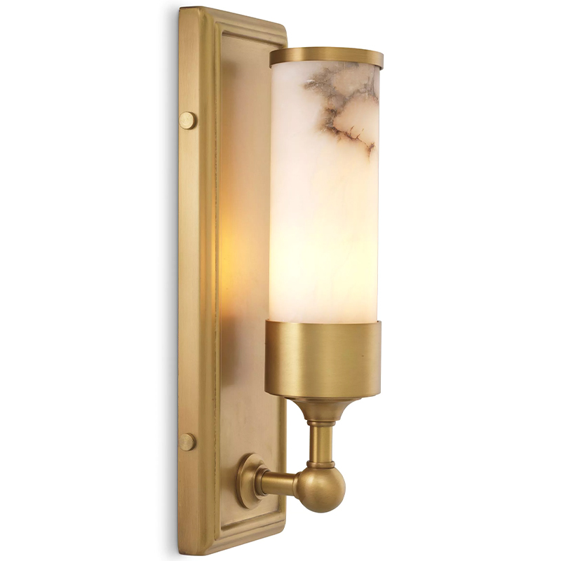  Eichholtz Wall Lamp Valentine Alabaster    Bianco    | Loft Concept 