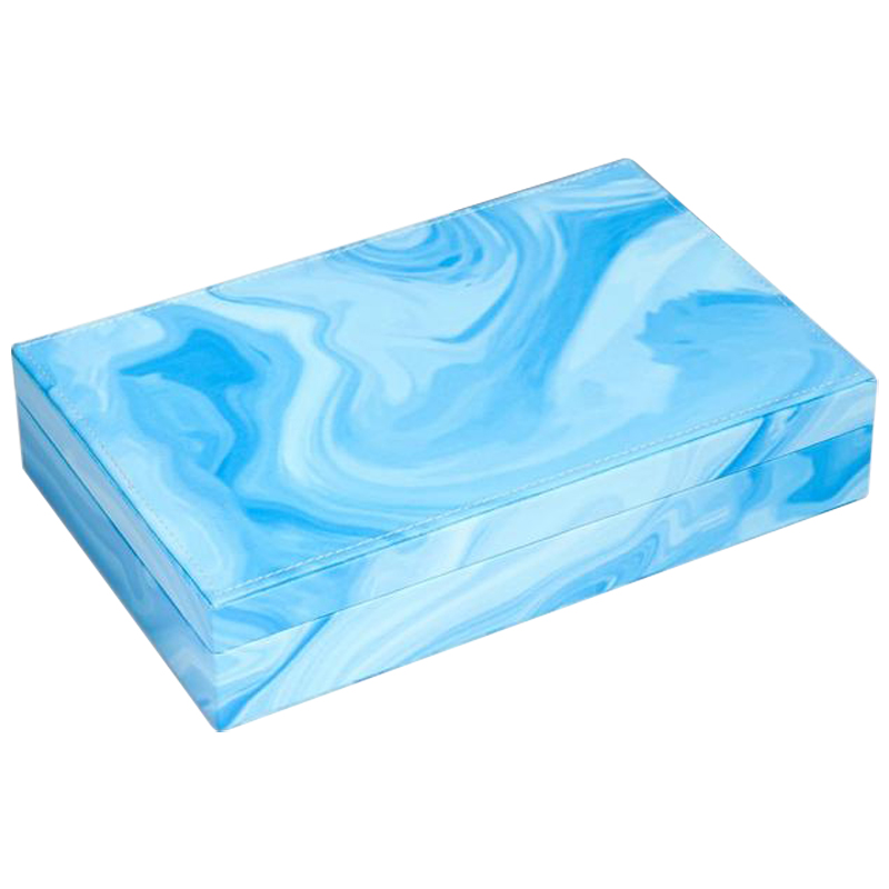  Marble Pattern Box blue    | Loft Concept 