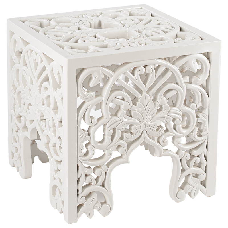   Side Table White lace    | Loft Concept 