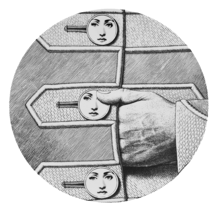 Декоративная тарелка Fornasetti 30CRBWR01-194 6000₽