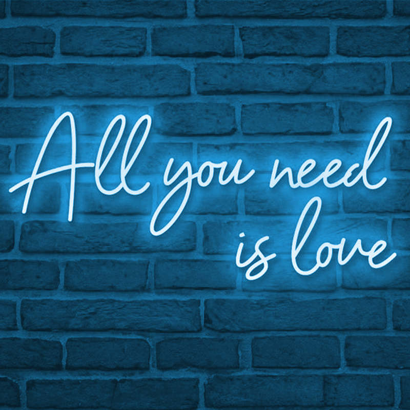    All You Need is Love Neon Wall Lamp      | Loft Concept 