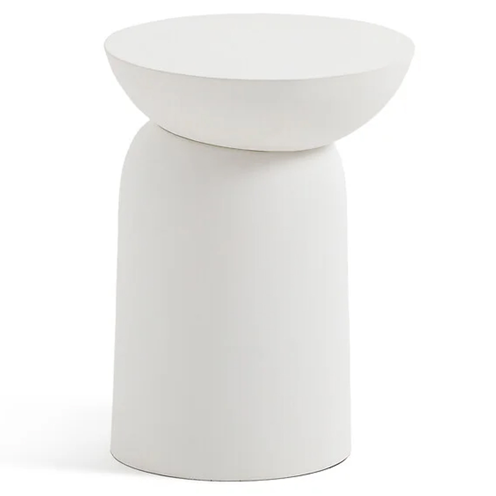 

Приставной столик белого цвета Tori