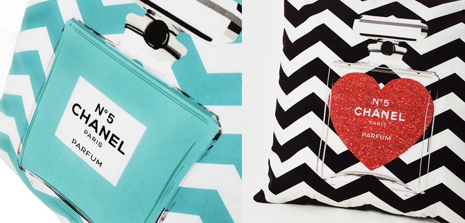 Декоративная подушка CHANEL № 5 - Loft-Concept в Москве