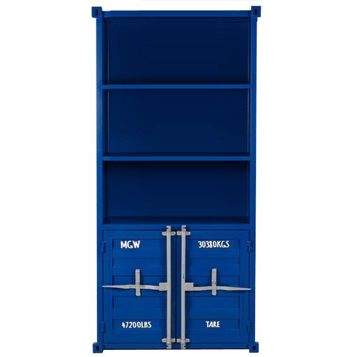   Sea Container Bookcase Blue            | Loft Concept 