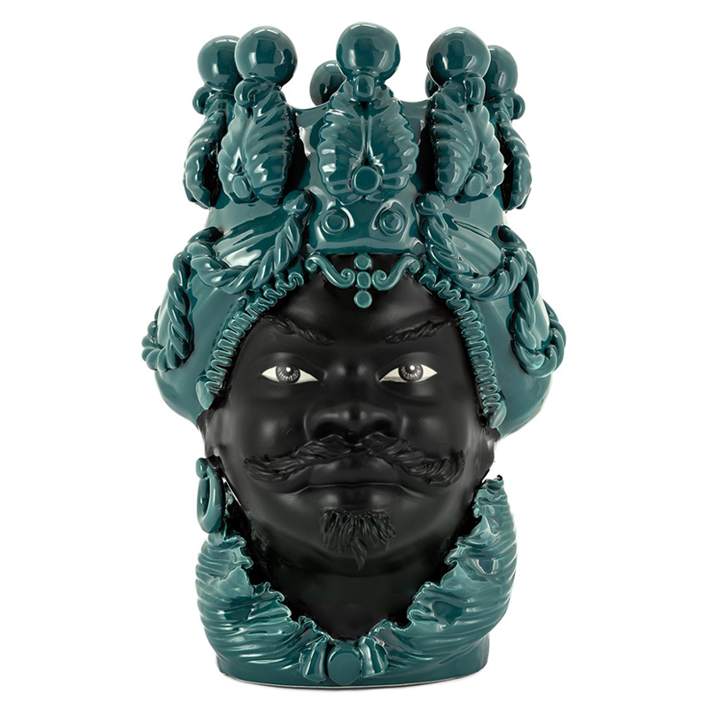  VASE MORO BIG MAN SIMPLY MAT dark turquoise  ̆   | Loft Concept 