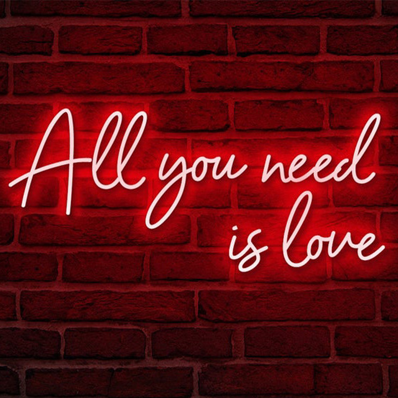    All You Need is Love Neon Wall Lamp      | Loft Concept 