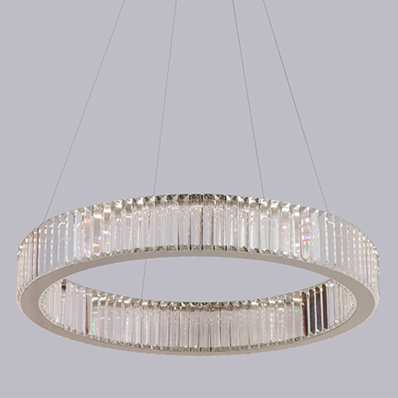  Crystal Shine Linda Chrome Chandelier   (Transparent)   | Loft Concept 