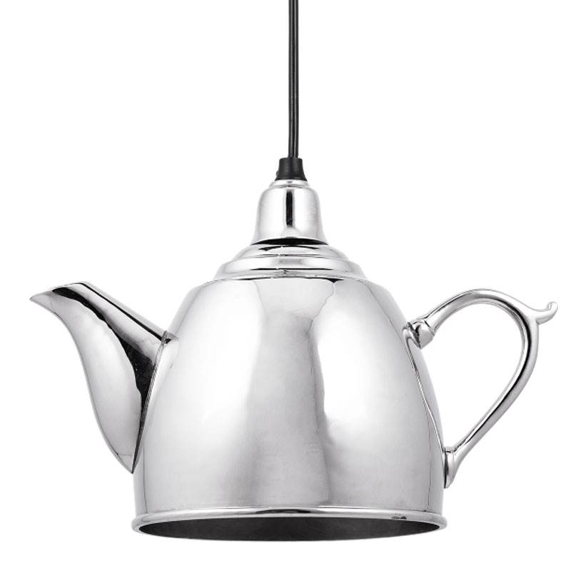 Подвесной светильник Teapot Серебряный в Москве | Loft Concept 