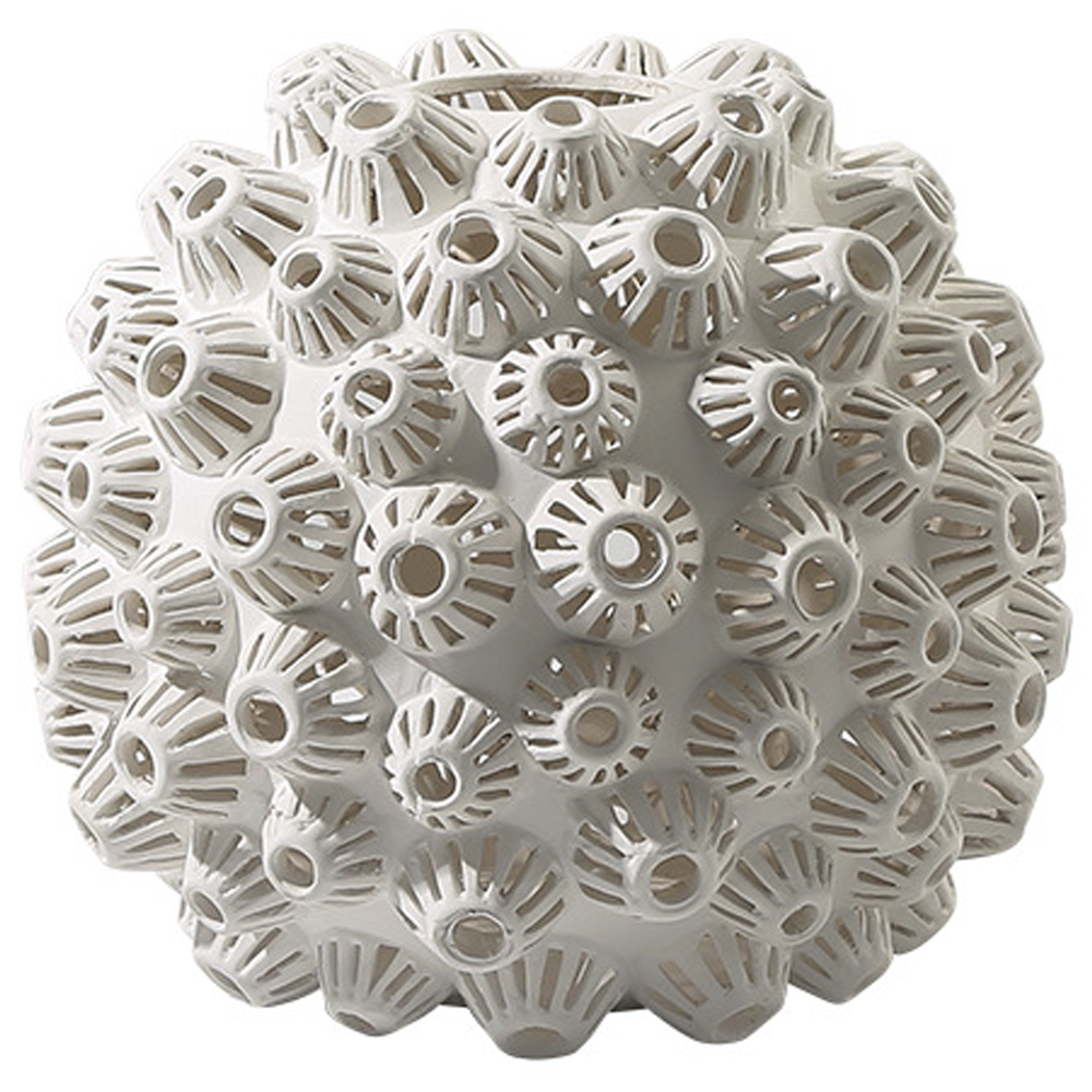 

Декоративная ваза Unique Sea ​​Urchin White Vase