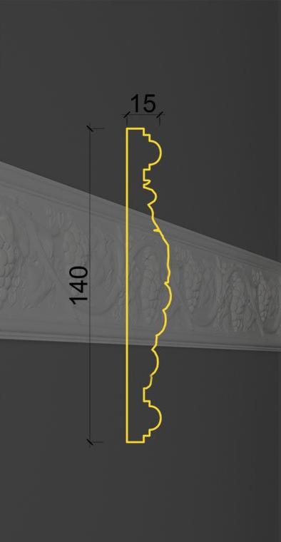 Молдинг с орнаментом MO-12 в Москве