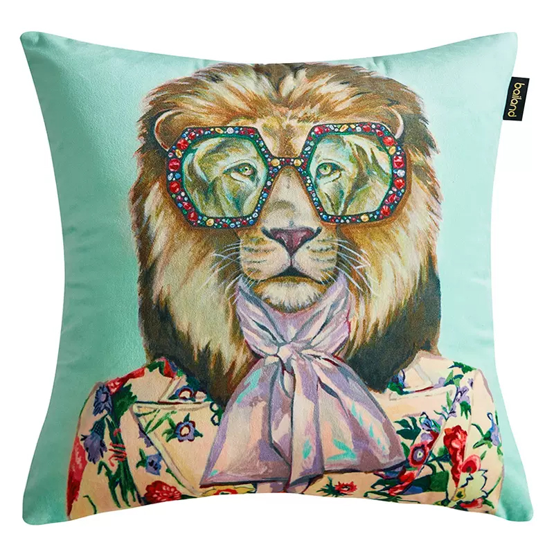    Gucci Leo Fashion Animals Cushion Mint ̆    | Loft Concept 