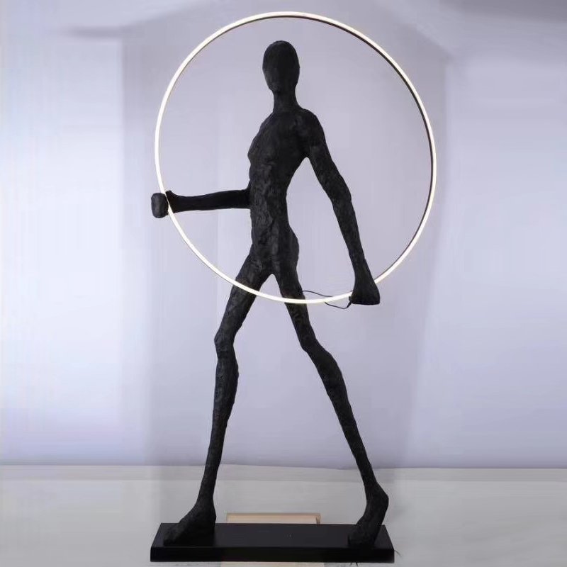  Man carries light circle    | Loft Concept 