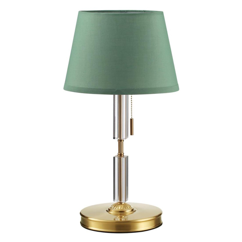 Настольная лампа Ramona Green Table Lamp Бронза Зеленый в Москве | Loft Concept 