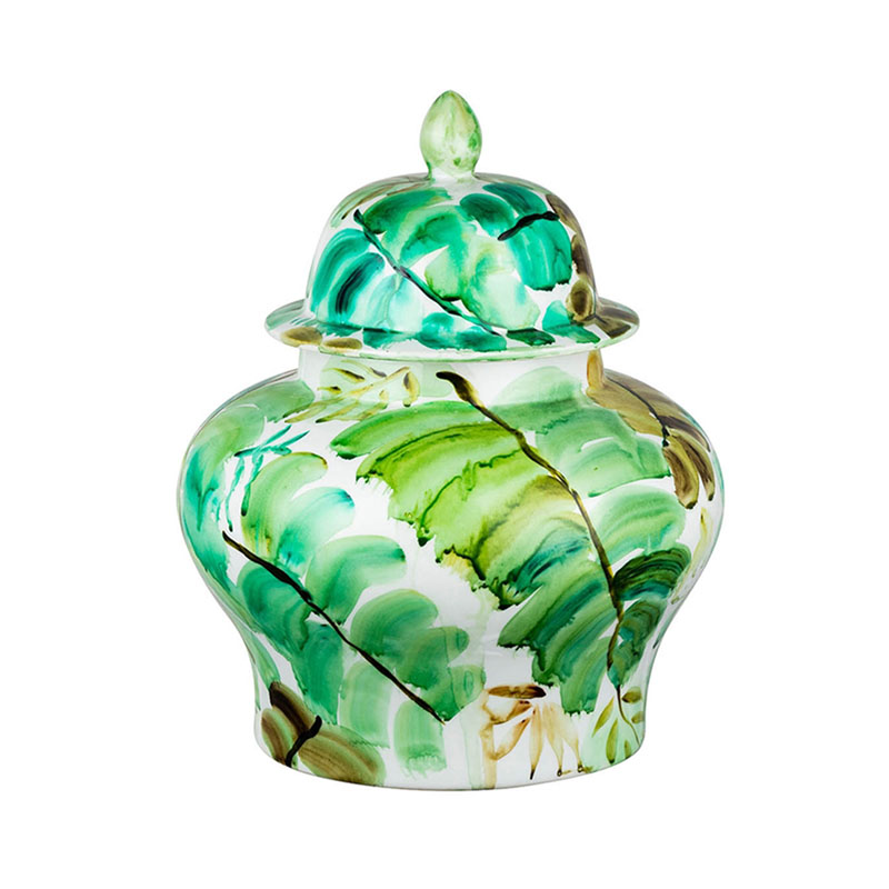  Vase Green Leaves II     | Loft Concept 