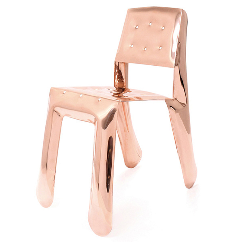  Chippensteel 0.5 Polished Copper Glossy Color Carbon Steel Seating by Zieta    | Loft Concept 