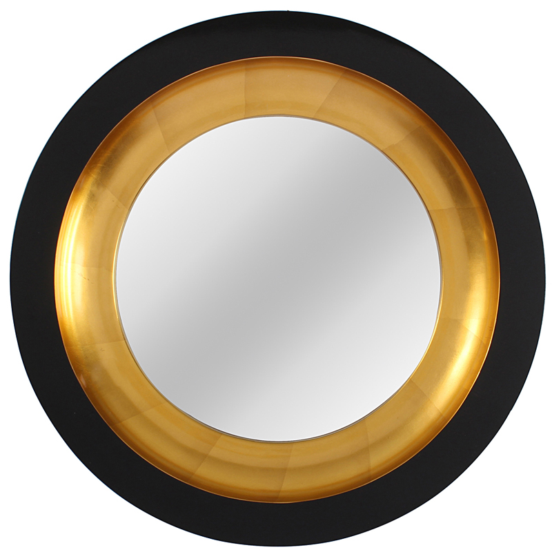  Black and Gold Circle Mirror    | Loft Concept 