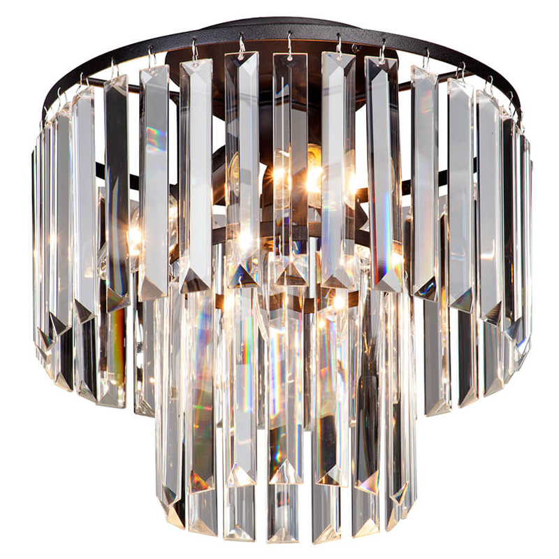 

Потолочный светильник ODEON CLEAR GLASS 2-TIER диаметр 31 см