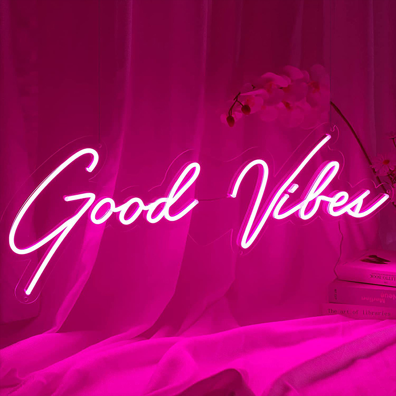    Good Vibes Neon Wall Lamp     | Loft Concept 
