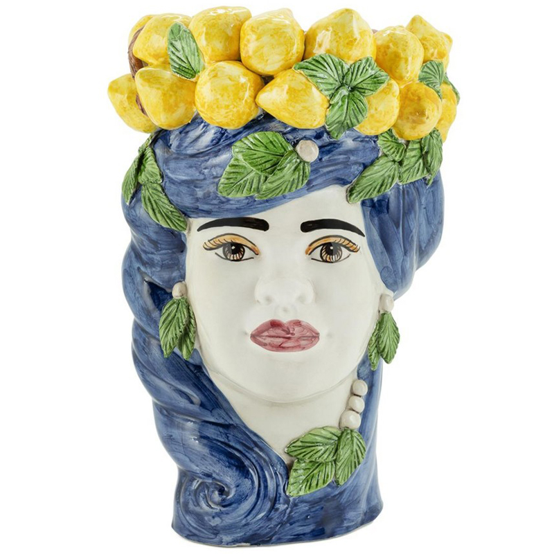  Vase Lemon Head Lady Blue       | Loft Concept 